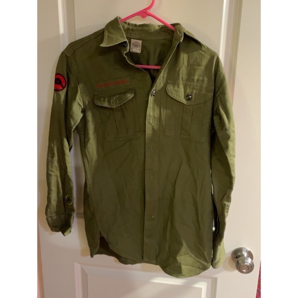 Boy Scouts of America Other - Vintage 1950s 60s BSA Boy Scouts Uniform Shirt Troop 659 Bugler Beaver Patch